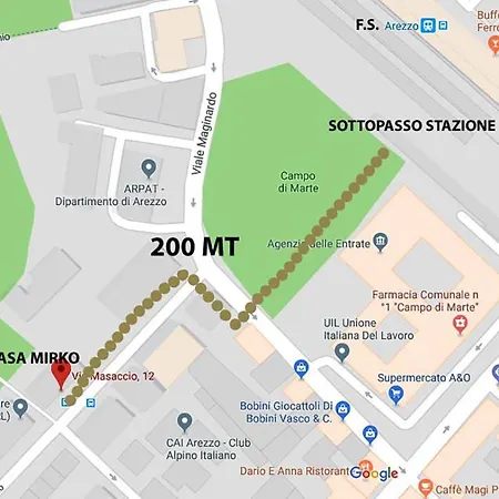 Casa Mirko - Con Stazione Ricarica Auto Elettriche Parcheggio Privato Auto Moto Biciclette Arezzo